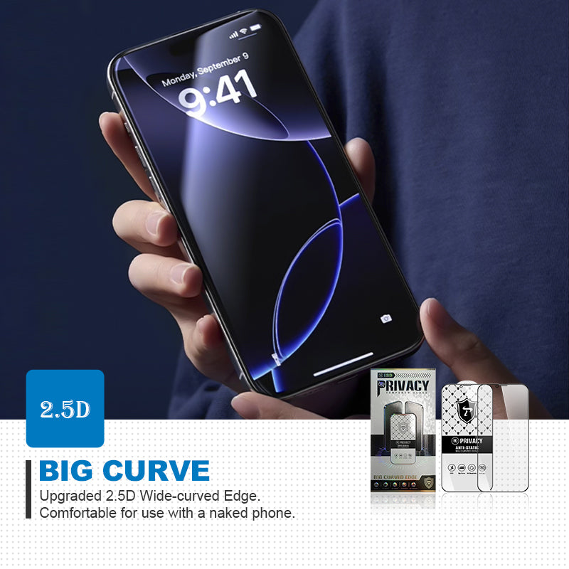 iPhone Panzerglas mit Montierungshilfe matt